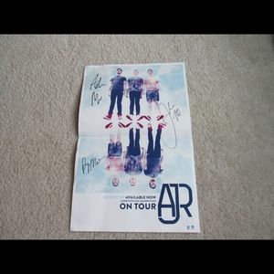 Signed AJR poster